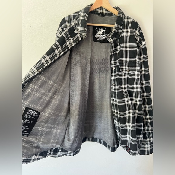 Speed & Strength Black Nine Kevlar Aramid Reinforced Black Plaid Moto Shirt - Picture 15 of 15